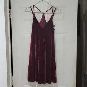 aqua red velvet dress Aqua, Red velvet dress, Size Small